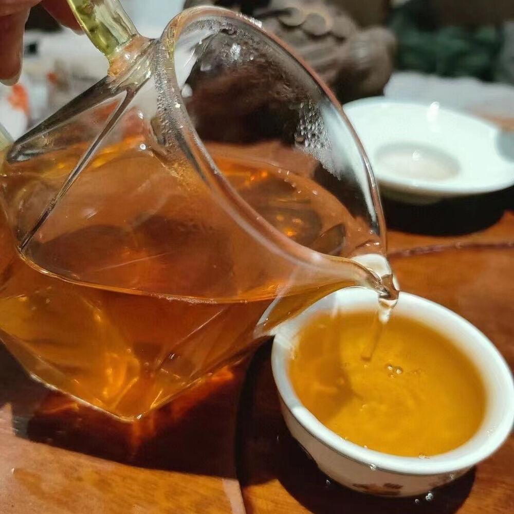 357g Old Pu-erh Raw Tea Cake 2005 Shuangshi Aged Puerh Tea Authentic Pu'er Tea