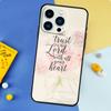 Bible Verse Quotes Phone Case For iPhone 17 16 14 13 12 11 15 Pro Max Plus 12 13 mini 16e 17 Air Bumper Cover
