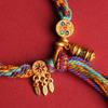 Vielseitiges handgewebtes Gebetsarmband für Damen Herren Mini tibetisch-buddhistisches Mantra Meditationsarmband Schmuckaccessoires Geschenke