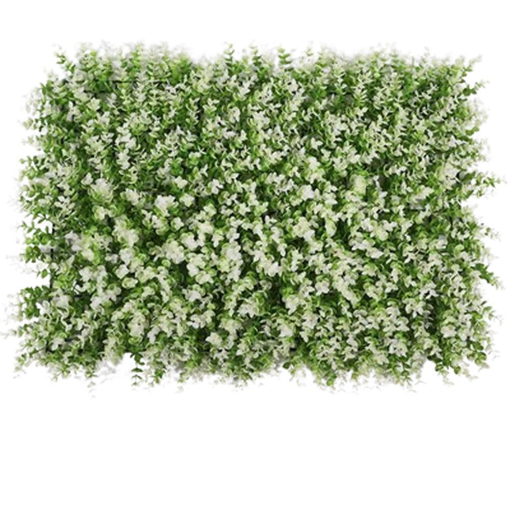 Plastic Lawn Artificial Plant Wall Panel UV Resistant Fake Lawn Carpet  Party Decor