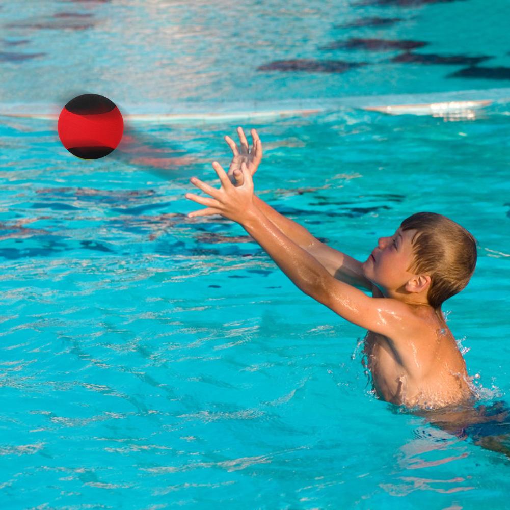 Water Bouncing Outdoor Pool Bch Bouncing Sports Game Toy for Family Friends Black+Blue