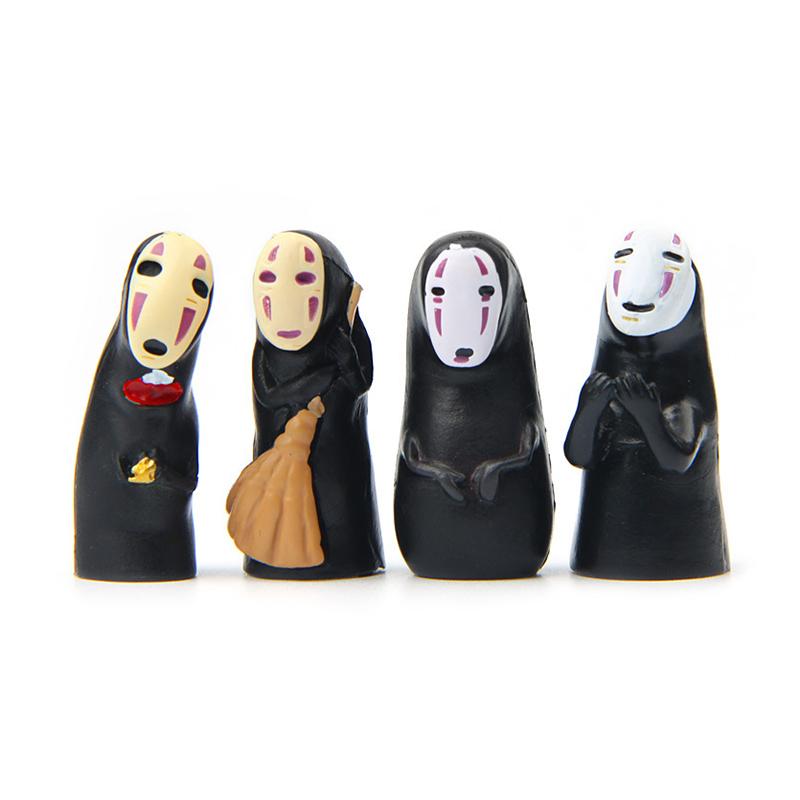 Spirited Away No Face Man Vinyl Action Figure Miyazaki Hayao Anime Model Toys Gift