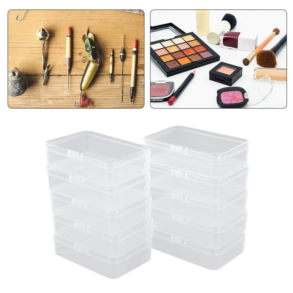 Transparent Design Mini Plastic Storage Box Jewelry Bead Screw Organizer Container Case Easily Find What You Need