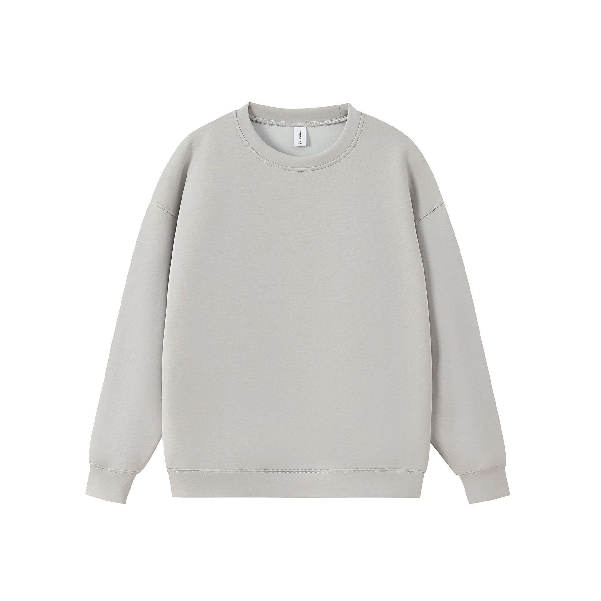 

400g Heavyweight Round Neck Sweatshirt - Liquid Cotton, Unisex Drop Shoulder for Autumn/Winter XXXL