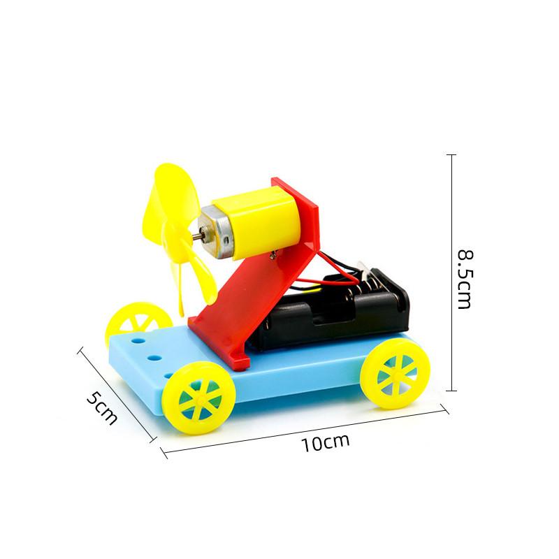 Self Made Wind Powered Car Model Assembly Material Set Children Educational Toysfor Educational Play