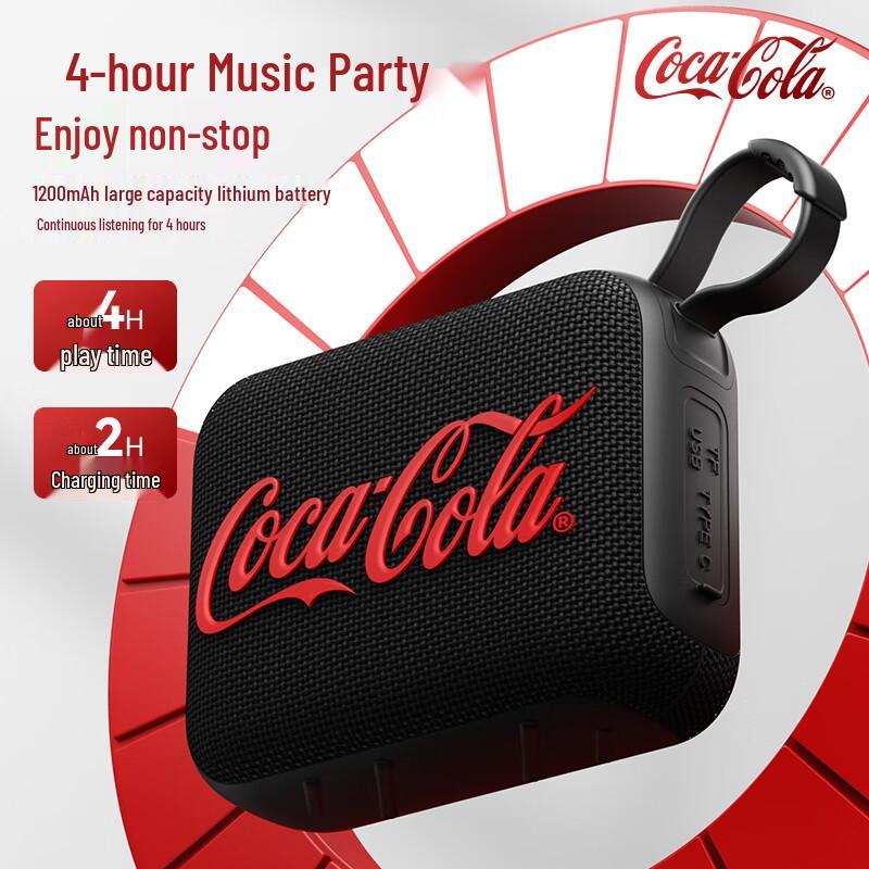 

Coca-Cola Branded Portable Bluetooth Speaker