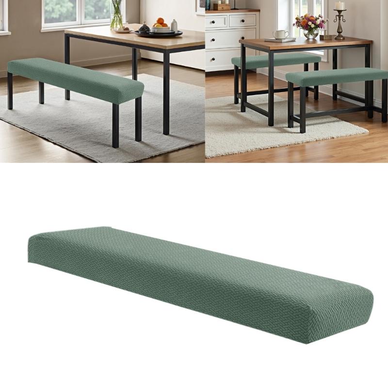 Machine Washable Benches Chair Covers Tear Resistant elasticitys Design Fit Up To 140cm For Living Room Office Use