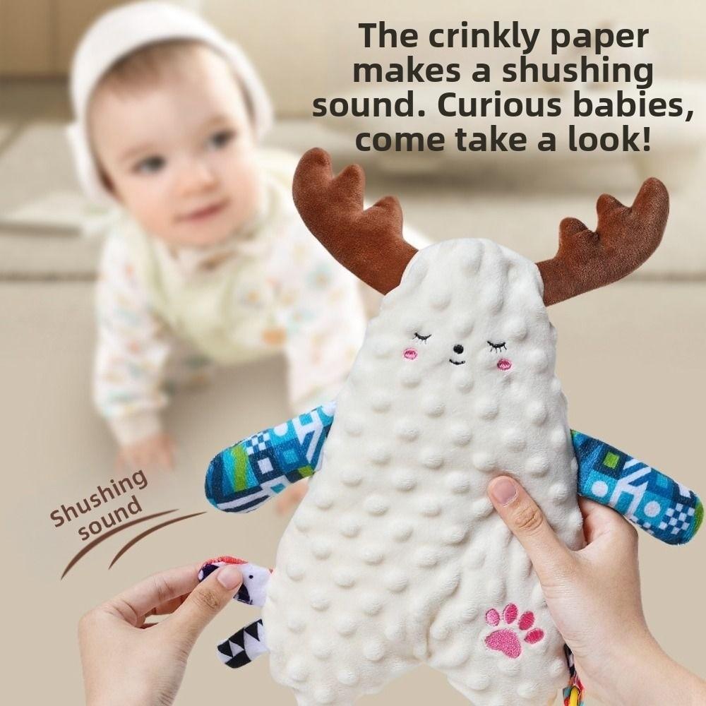 Soft Baby Appease Doll Lion Rabbit Animal Stuffed Toys Fashion Plush Animal Placate Dolls  Girl Boy