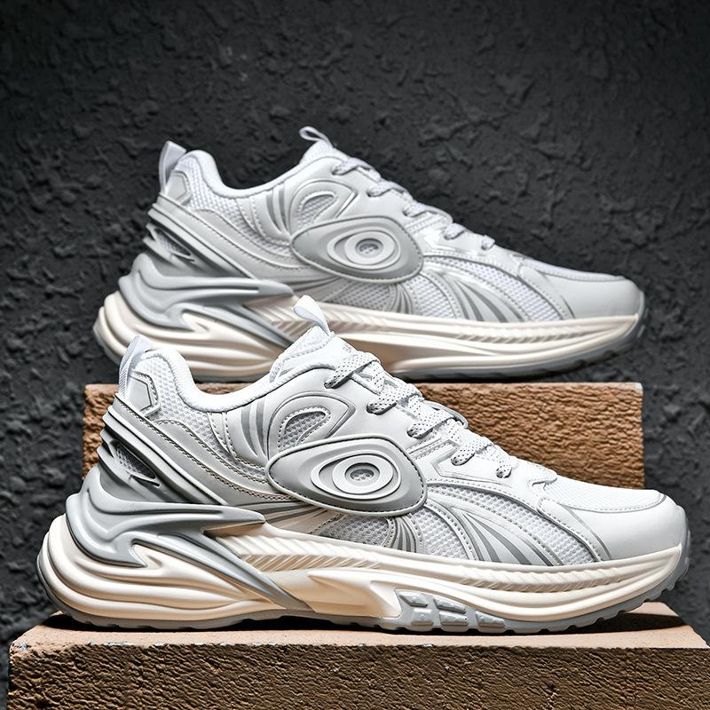 

Height-increasing women s soft-soled mesh, breathable, lightweight and non-slip running shoes, platform-soled casual sports shoes, dad shoes, wome 45