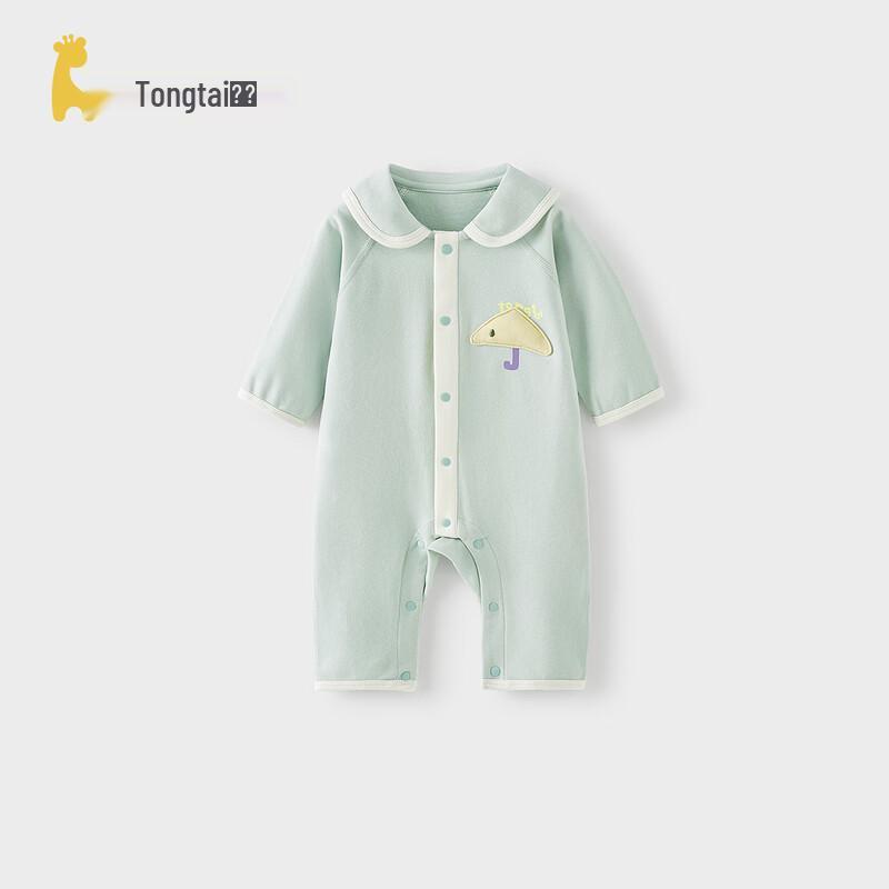 

TONGTAI Ромпер для младенцев из чистого хлопка с отложным воротником 73cm