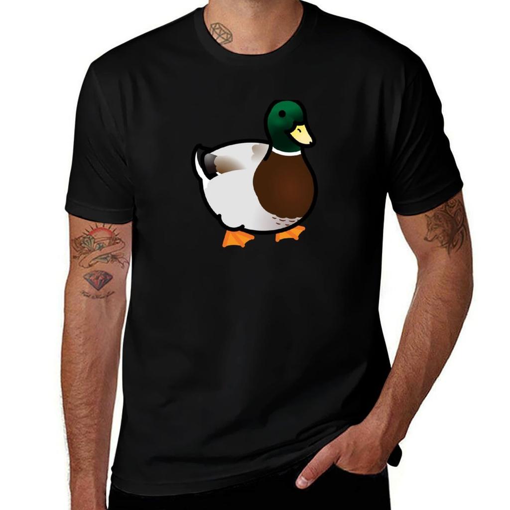 Chubby Mallard Duck Tshirt Sporty Casual Quick Dry Tshirt