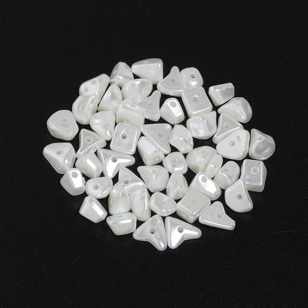 30-100Pcs Multi-shape Acrylic Beads Charms Imitation Pearl Beads For DIY Necklace Bracelet Pendant Jewelry Making Accessories
