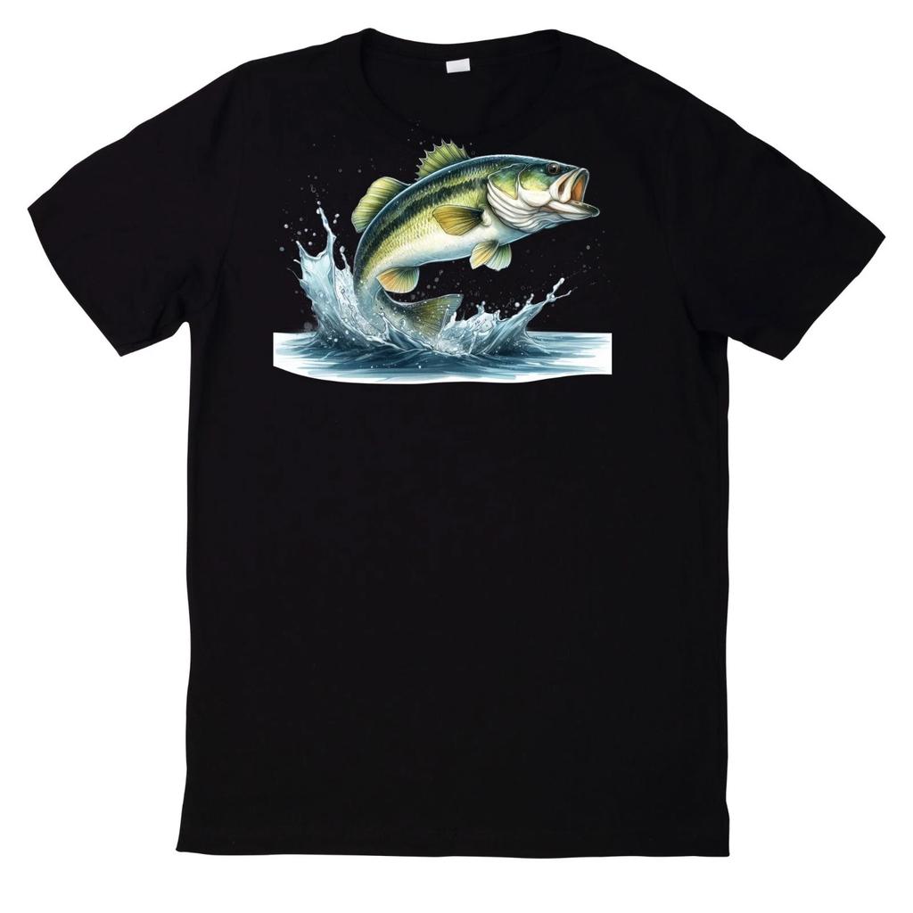 T-Shirt Lustiges Angler Fisch Motiv