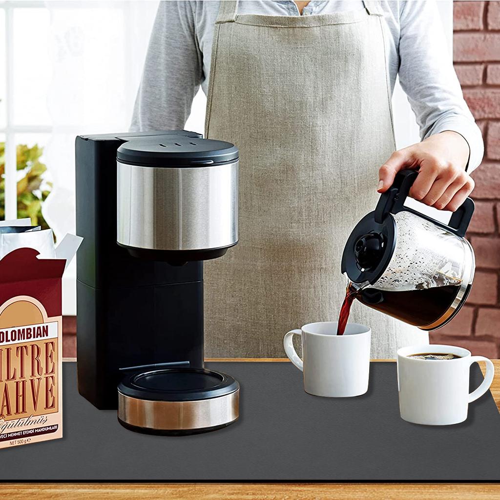 Super saugfähige, große saugfähige Matte für die Küche, rutschfeste Abtropfmatte für Kaffeegeschirr, schnelltrocknende Abtropfmatte für das Bad, Geschirrmatte