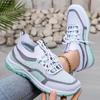 Fashion Spring Ultra-light Running Shoes Sports Women's Shoes Mesh Breathable Platform Sneakers Flying Non-slip Lightweight Casual Shoes