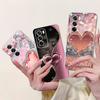 For Cover Oppo Reno12 Pro CPH2629 / Reno 12 5G CPH2625 Phone Case Colorful Flower Butterfly Lxuru Women Fashion Soft Siliocne