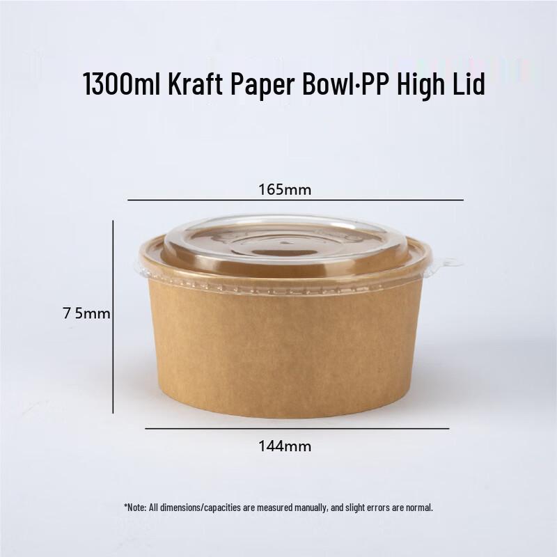 Einweg-Kraftpapier-Mikrowellen-Lebensmittelbehälter