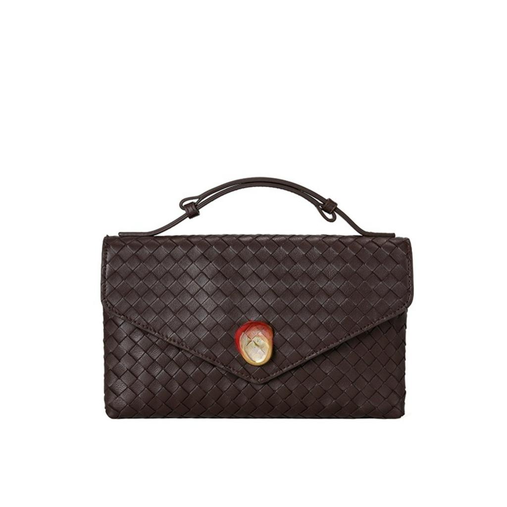 Gewebte Tasche für Damen, die gleiche hochwertige leichte Luxus-Handtasche für Abendveranstaltungen großer Marken, eine Umhängetasche in Umschlagform für Damen