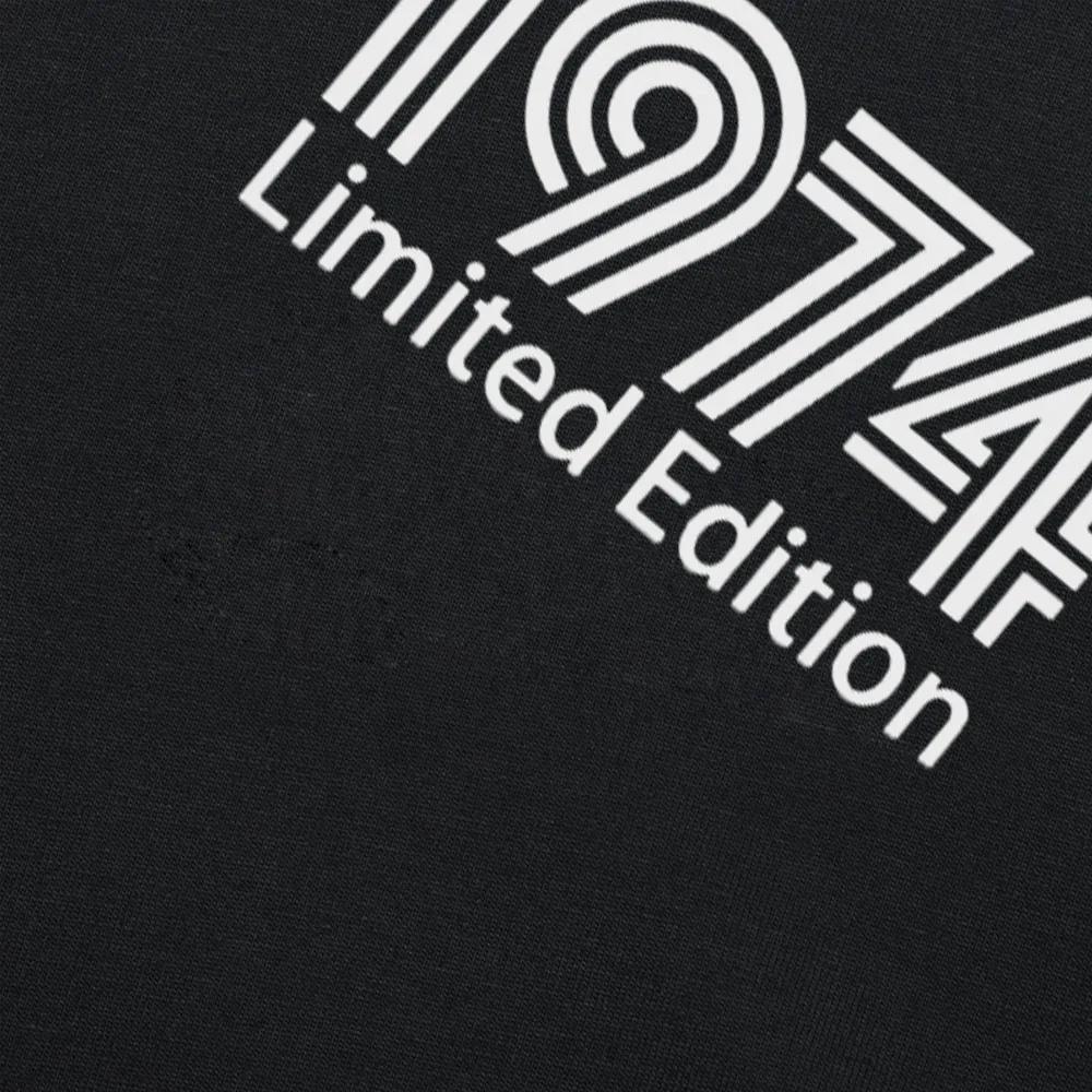 1974 Limited Edition Morsom 48-årsdag Grafisk T-skjorte Herre Sommerstil Mote Korte Ermer Streetwear T-skjorter