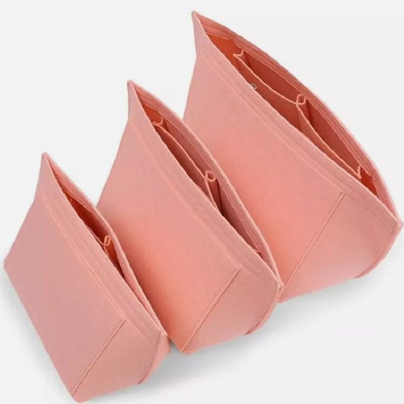 Stylish Felt Makeup Bag Multi-functional Design For Efficient Cosmetic Organization