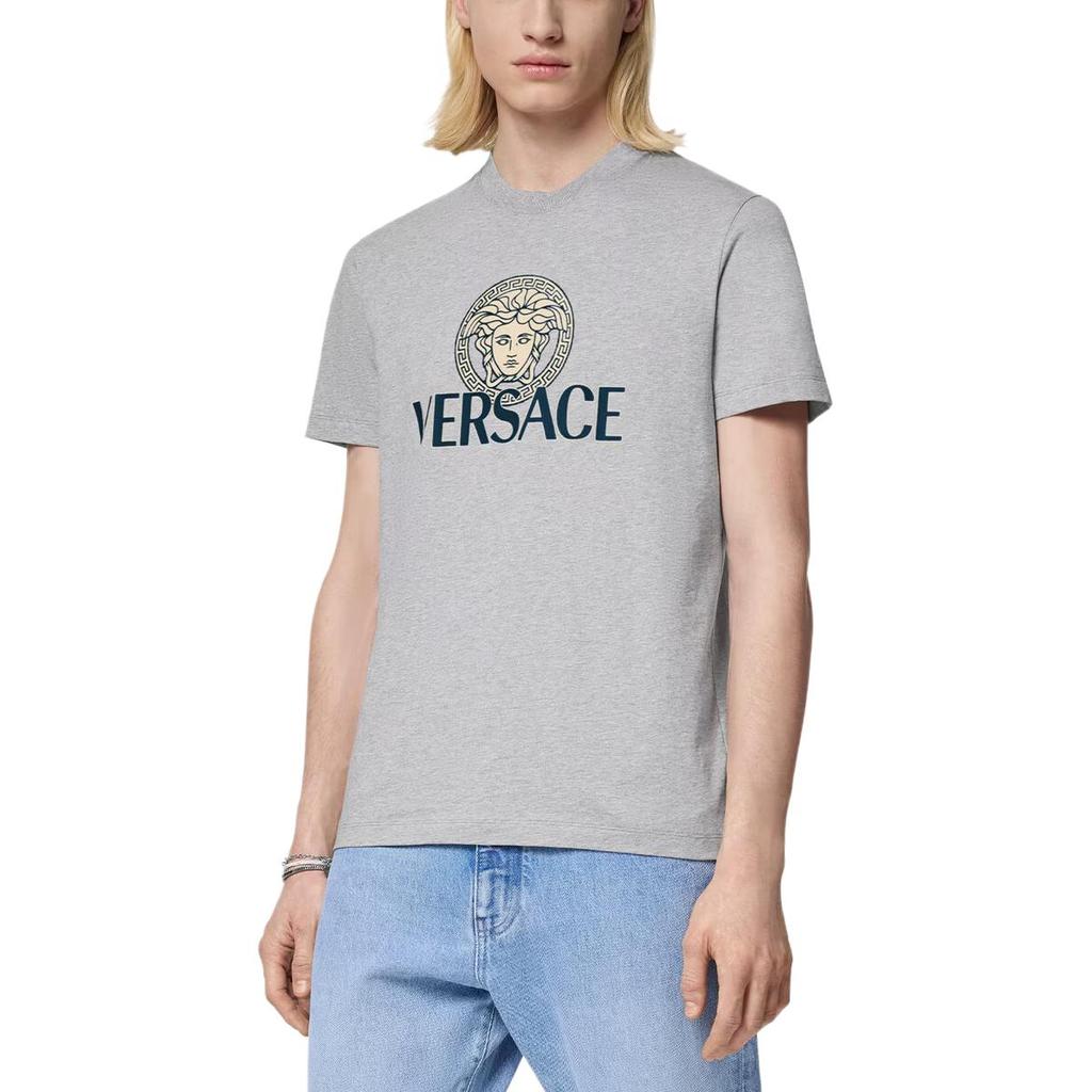 VERSACE Medusa Head Printed Crewneck T Shirt 1014226-1A10088-1E090