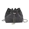 1 Pcs Shoulder Underarm Bag Korean Version Portable Women's Bag Trendy Sequin Decorated Bucket Bag Fashionable Single 2025
