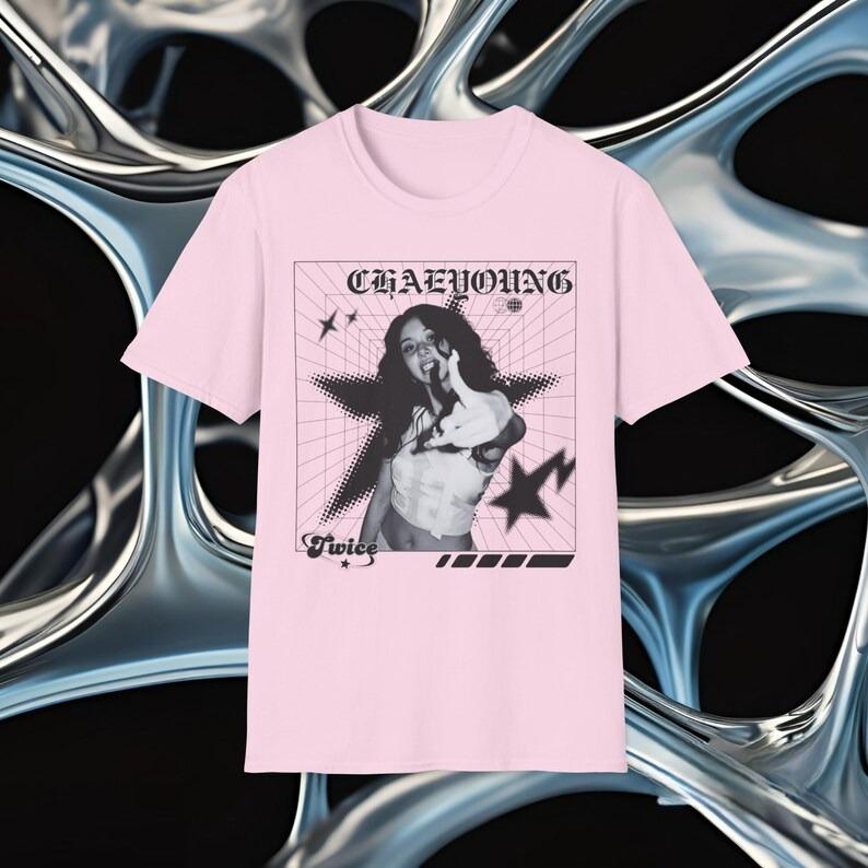 2026 Summer Fashion Trendy Tee Men Women Vintage Top Chaeyoung Graphic Tee_ Y2K K-pop Fan Shirt Short Sleeve Casual Clothing