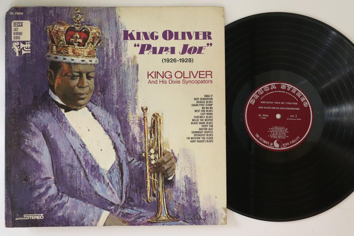 

LP Record KING OLIVER - Papa Joe (1926-1928) DL79246 DECCA 1969 US Jazz Used