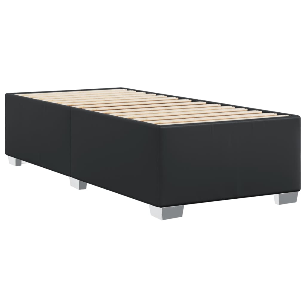Bed Frame Black 80x200 cm PU Leather
