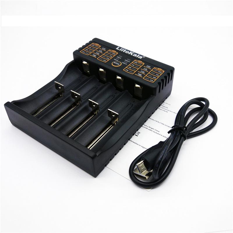 LiitoKala lii-402 Lithium 18650 Battery Charger with USB Output
