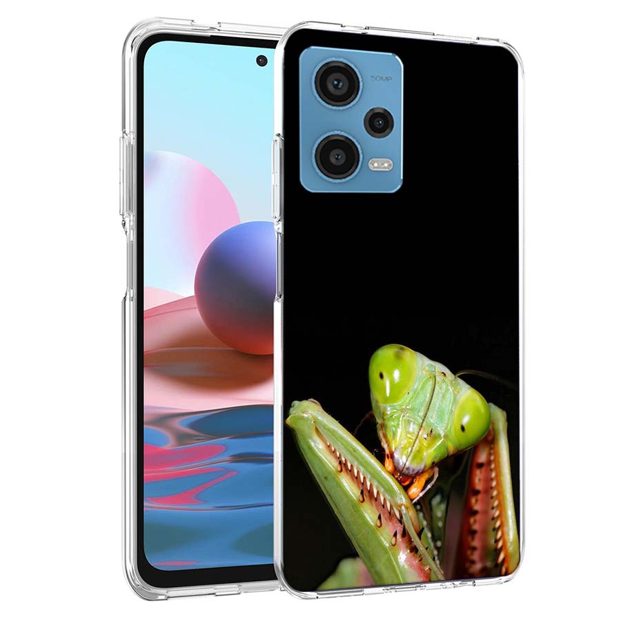 

Чехол для телефона Богомол для Redmi Note 13 12 14 15 Pro Plus 13R 11 11T 11E 11S 10 Pro 10S 9 9S Чехол Прозрачный ТПУ Capa Чехлы Redmi Note 14 Pro 4G