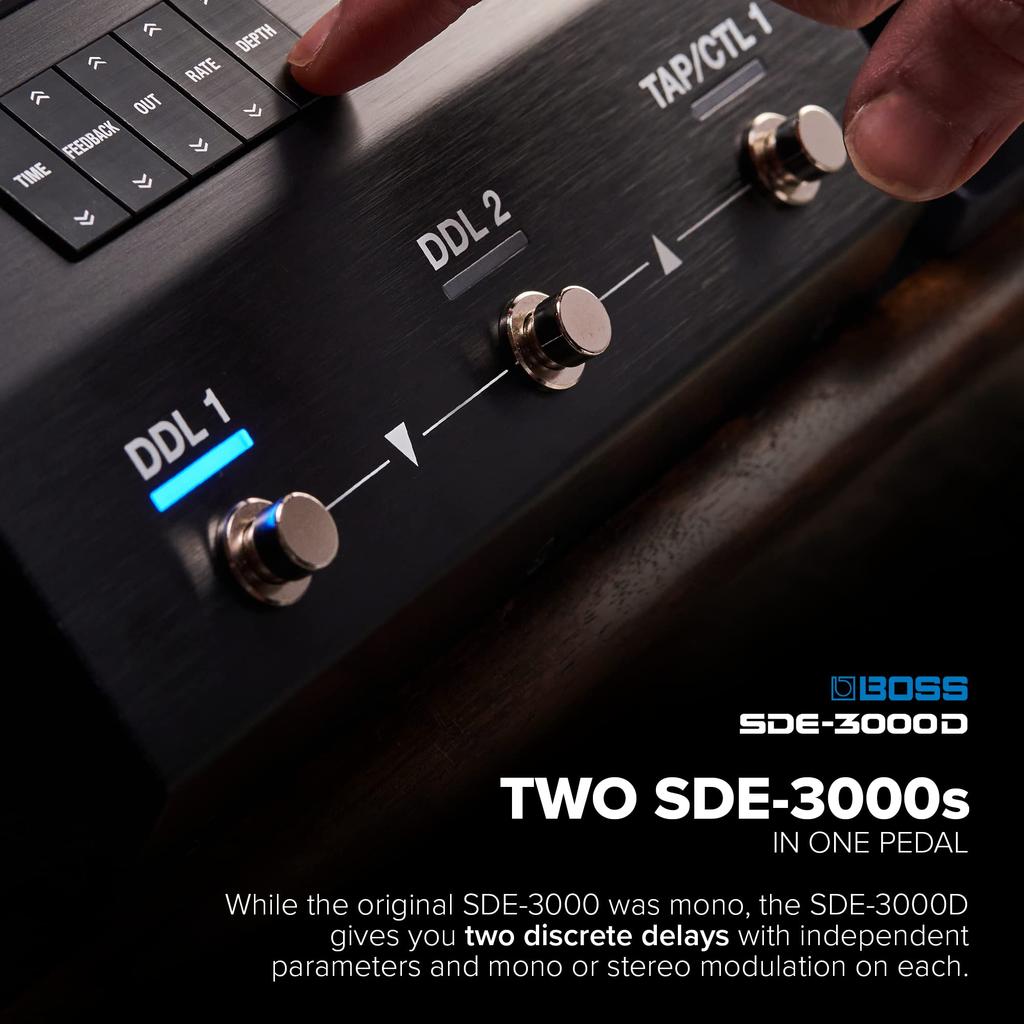 BOSS SDE-3000D Dual Digital Delay Delay SDE3000D BOSS