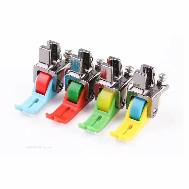 Narrow Roller Presser Foot for Universal Industrial Single Needle Lockstitch DIY Sewing Machine Accessories Wheel Replaceable