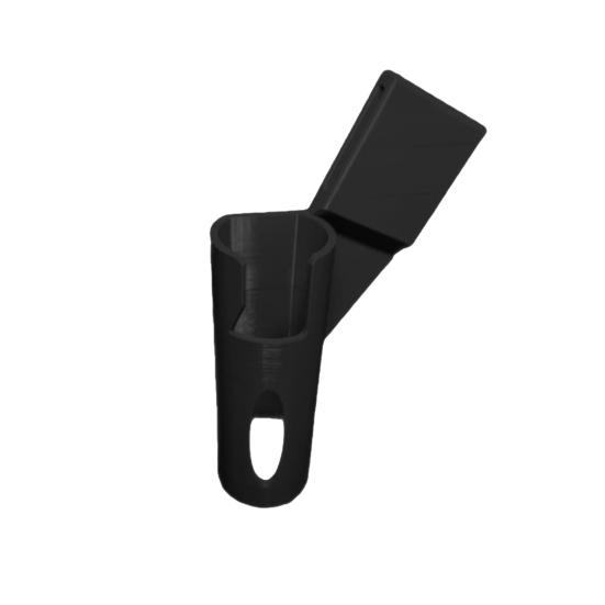 

Вставной держатель для удочки на пояс, портативный, легкий, прочный, для ходьбы по болоту, поясной ремень, набедренная кобура для удочки, рыболовные принадлежности чёрный