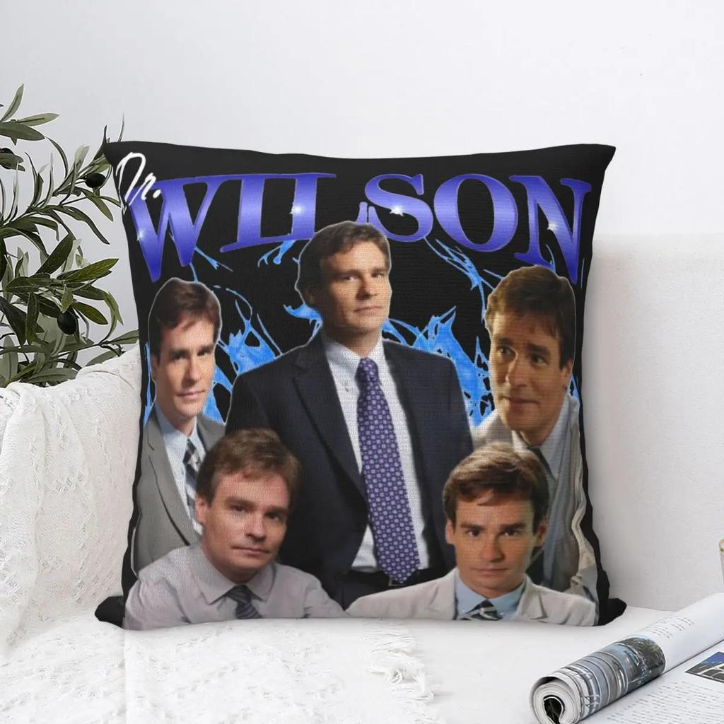 Dr Wilsons House Md Pillowcase Printed Fabric Cushion Cover Decorations Pillow Case Cover Home Square 45X45Cm