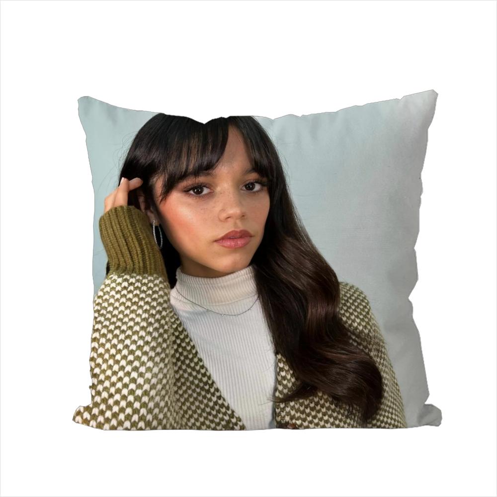 Movie JJenna Ortega Pillow Case For Car Sofa Decorative Home Doublesided Print Plush Square Throw Pillow Cushion Cover