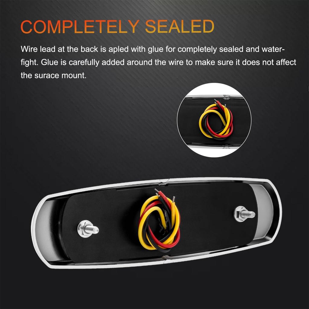 X-STYLE Side Marker, LED, 12 V, 24 V, Constant Light + Sequential Flowing Yellow,