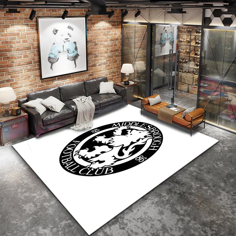 Middlesbrough Carpet Rug for Living Room Bedroom Home Sofa Decoration,Kids play Nonslip Floor Mat