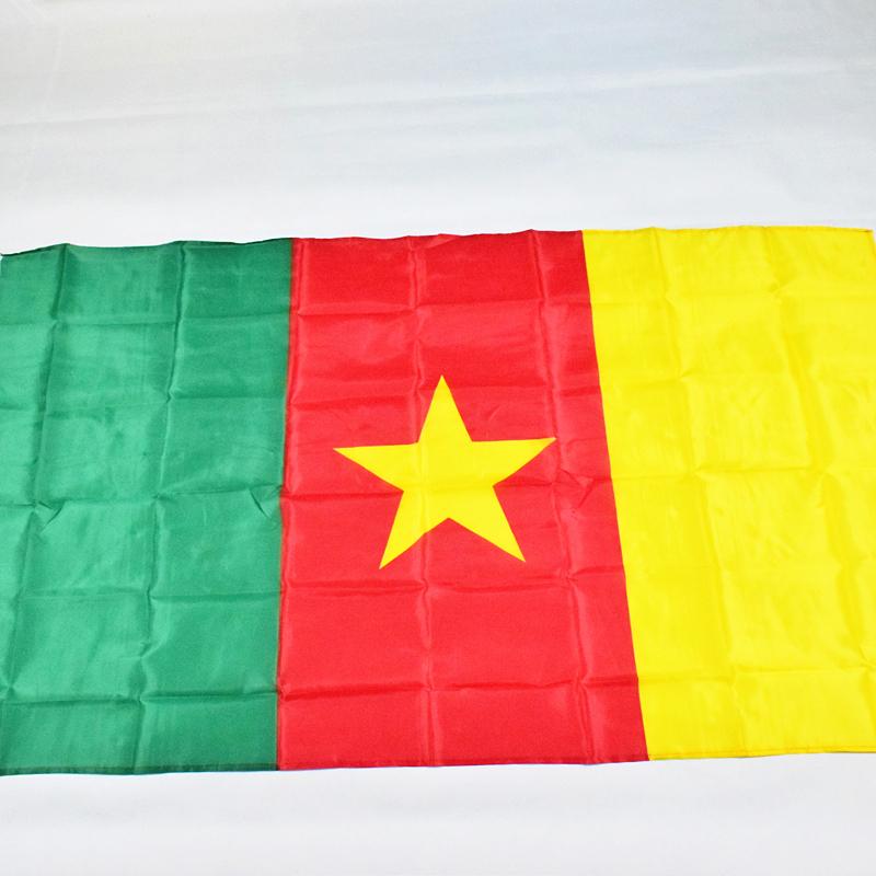 Kamerunská státní vlajka 90*150cm 3x5 Stop pro setkání Průvod párty Pověšení Domácí dekorace banner