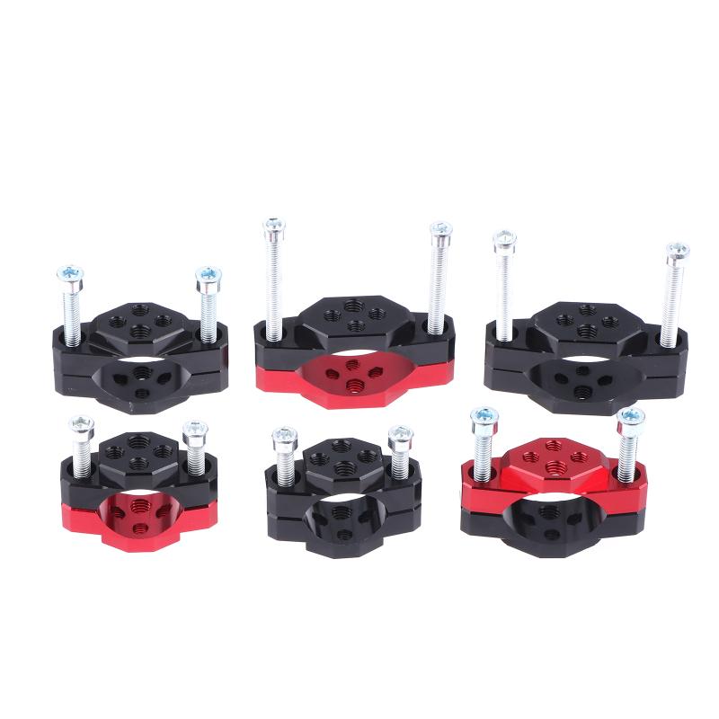 Motorcycle Headlight Clamp 22-32MM Handlebar Holder Fixed Bumper Secure Installation for Cycling Night Riding Accessory