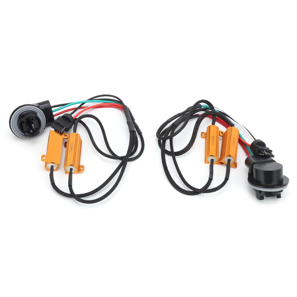 2pcs 50W 3157B LED Decoder Load Resistor Canbus Flash Error Free Canceller for Car Headlight