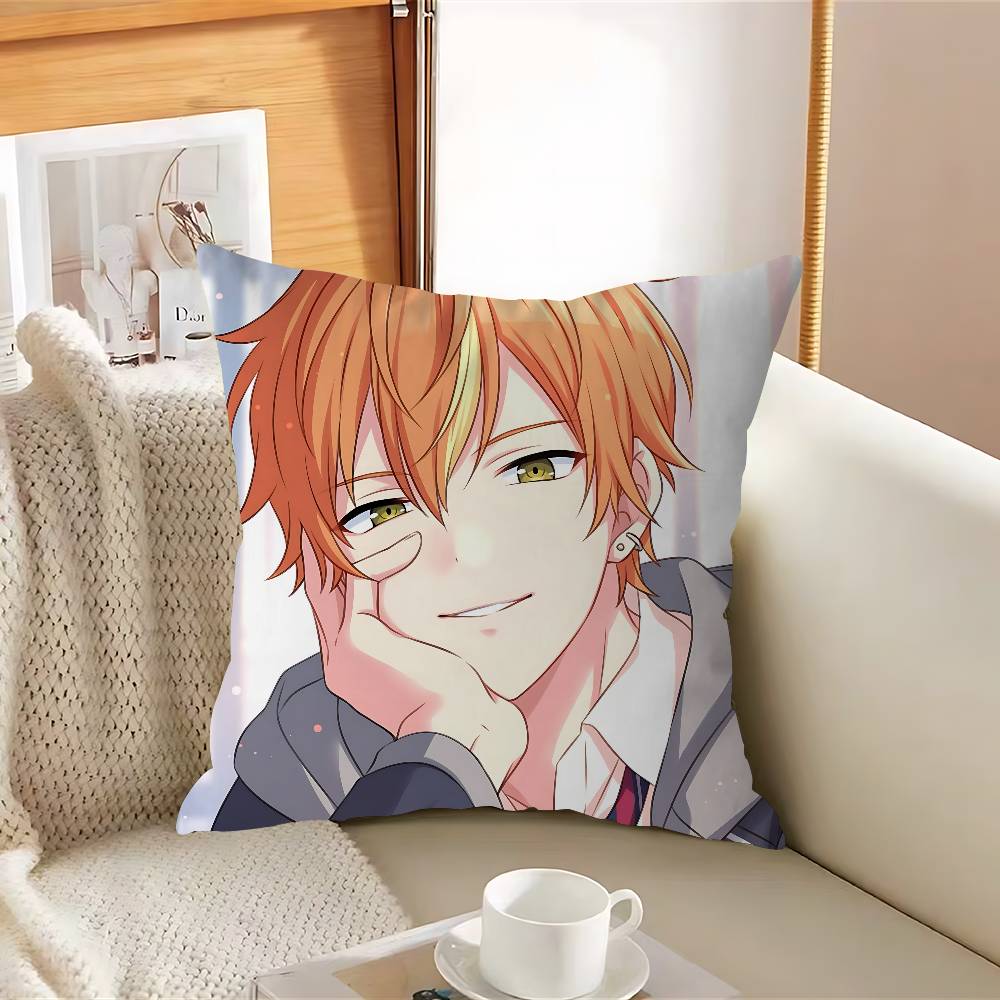 S-Shinonome A-AkitoS Pillow Case Removable Washable Cushion Cover – All-Season Soft Linen