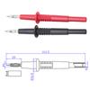 2PCS P5011 4mm Banana Plug Test Probe Banana Connector Test   for Multimeter