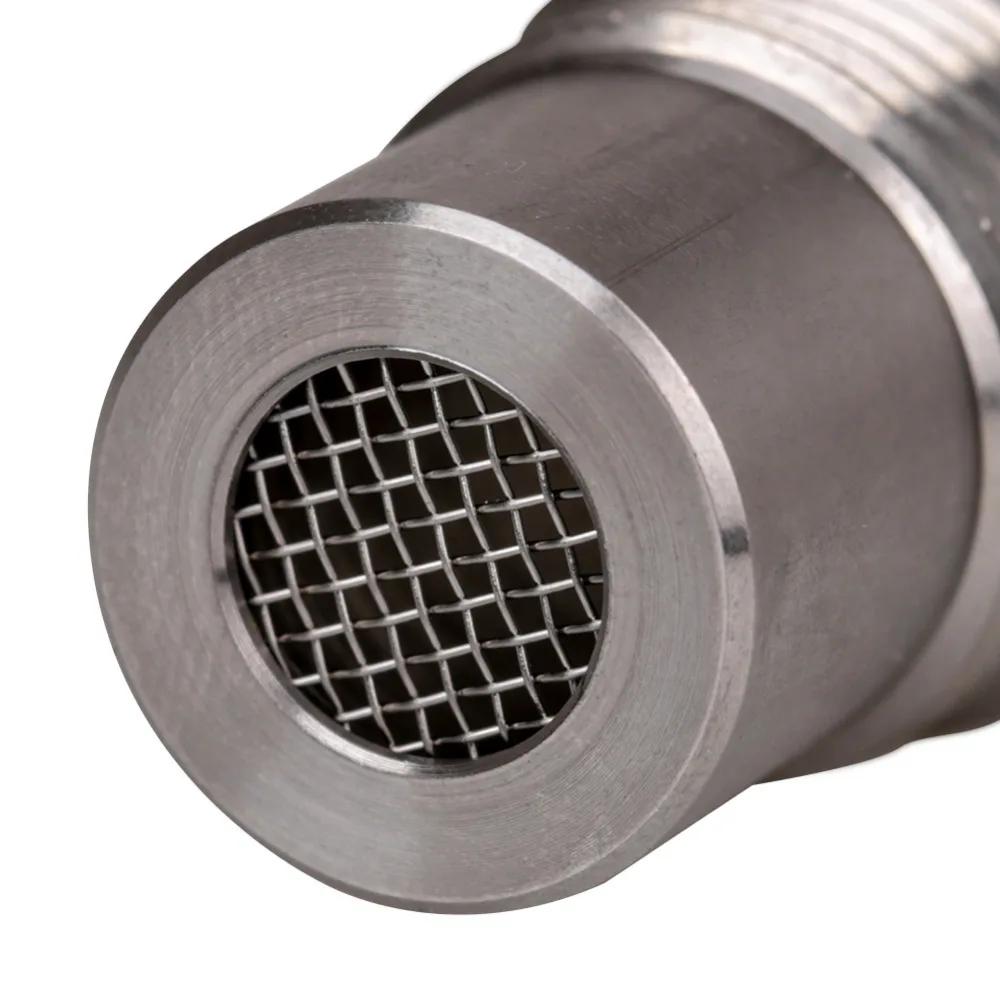 2pcs Universal Extension Filter Oxygen O2 Sensor Connector Extender Spacer Thread M18*1.5 Stainless Steel Adapter Auto Parts