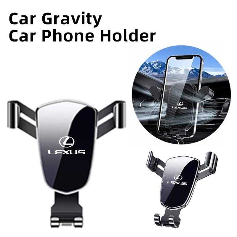 Interior Stickers Car Accessories Gravity Phone Holder GPS Mount Mobile Support Bracket For Lexus UX250h RX450h CT200h RX400h NX AY6