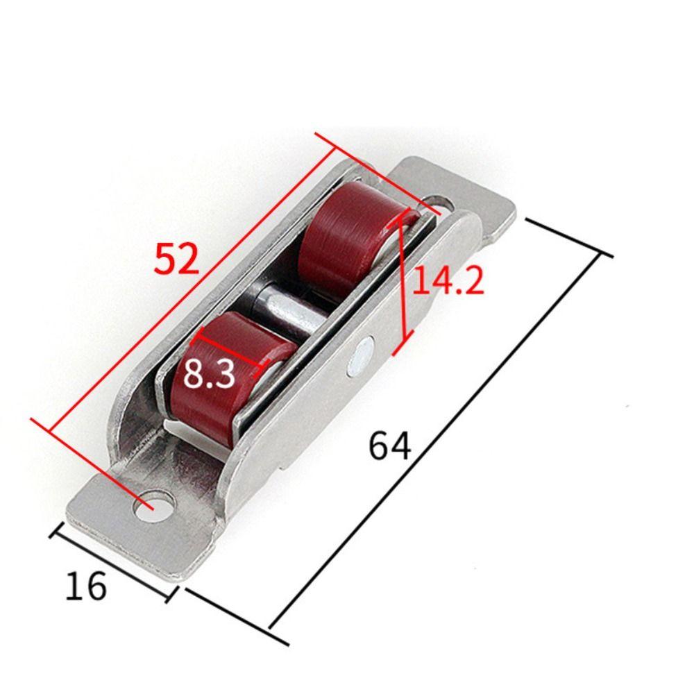 

Тип 80 Оконный ролик Фурнитура для раздвижных дверей Пазовое колесо Новый дверной раздвижной ролик 1PC Style2