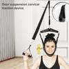 Portable Neck Harness Neck Stretcher Belt Door Hanging Cervical Traction Device Chiropractic Tools Pain Relief For Household