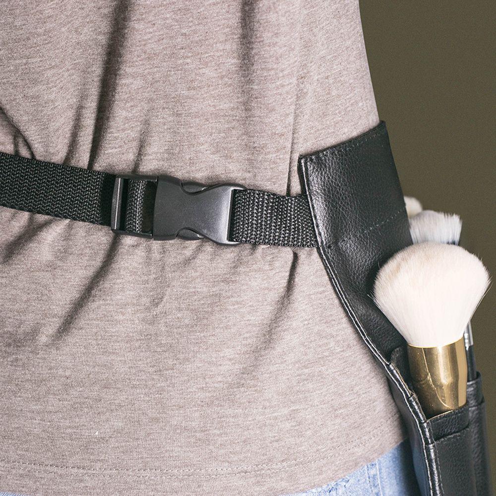 Multifunctional Makeup Brush Holder Cosmetic Organizer With Waist Belt Makeup Artist Tool Bags