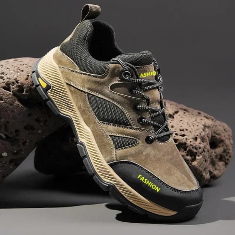 Men Work Sneakers Casual Shoes Men Autumn Outdoor Sports Hiking Shoes Breathable Shoe Male Sports Tenis Shoes Zapatillas Hombre