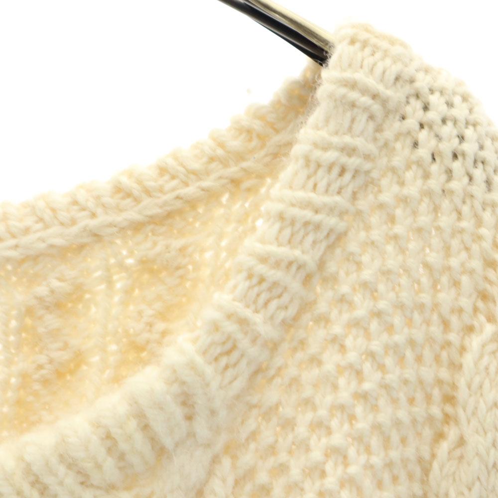 OLD Long Sleeve Fisherman Sweater Ivory Knit Cable Knit Women Used